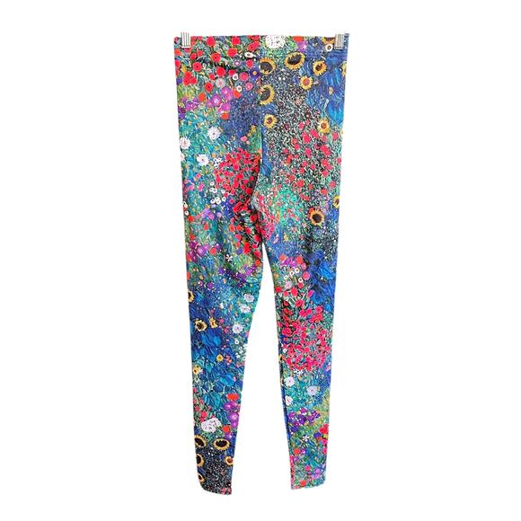 LIMITED EDITION BlackMilk Klimt Collage HWMF Floral Artwork Leggings - S - Picture 5 of 9